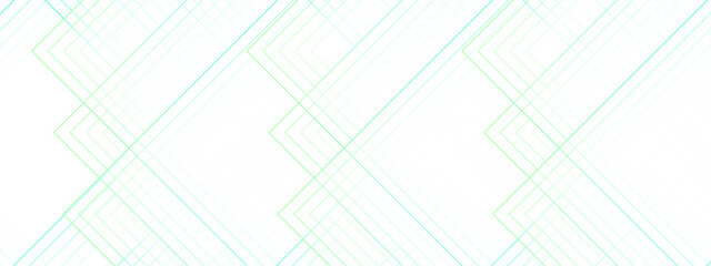 Abstract minimal background with overlapping translucent linear shapes forming diamond and chevron patterns. Gradient tones of aqua, cyan, and light green  futuristic, and geometric aesthetic