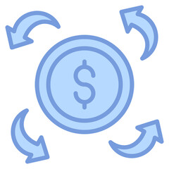 Revenue Streams Icon Element For Design