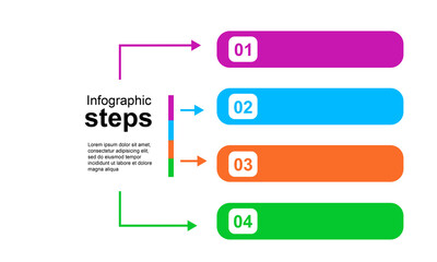modern design template, Infographic steps
