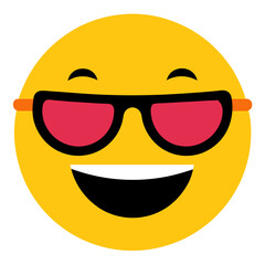 smiling sun glasses