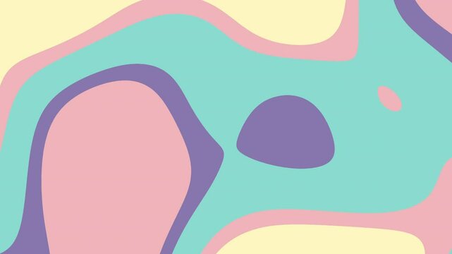 파스텔톤 유체 역동적 추상 배경