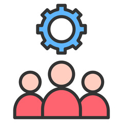 Team Introduction Icon Element For Design