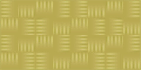 ラグジュアリーなゴールドのグリッドパターン背景素材、ベクター
