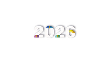 Colorful Christmas and New Year designs