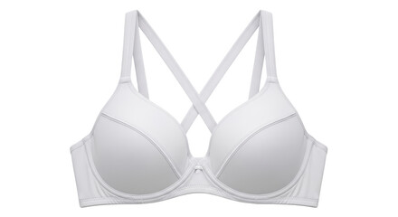 Isolated White Sports Bra