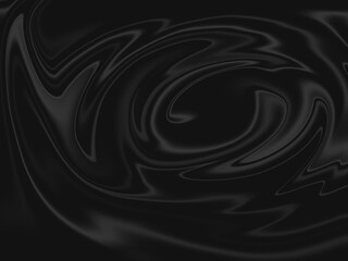 Elegant Black Satin Fabric Texture