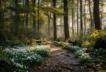 Obraz premium autumn in the forest