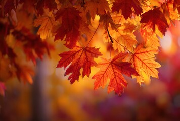 Obraz premium autumn leaves background