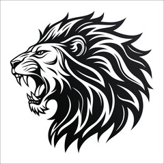 lion head vector