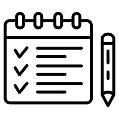 To-Do List Icon Element For Design