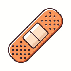 a simple icon of a medical-bandage