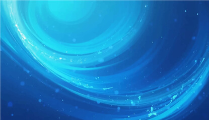 Obraz premium Abstract blue background with swirling stars and spiral motion design