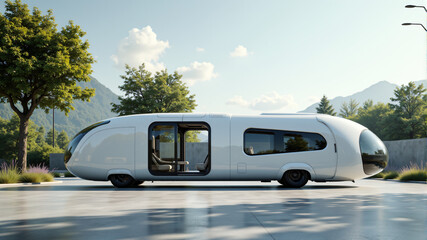 Innovative Modern Autonomous Electric Train Design