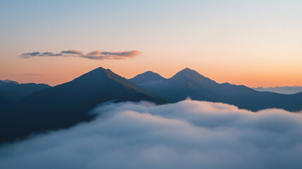 Breathtaking Views of Majestic Mountain Peaks Rising Above the Clouds Capturing the Essence of Nature's Grandeur and Inspiring Adventure in Every Frame