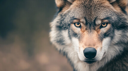 Stunning Portrait of a Majestic Wolf Capturing the Spirit of the Wild Featuring Intricate Fur Texture and Intense Expression Ideal for Nature Lovers and Wildlife Art Enthusiasts
