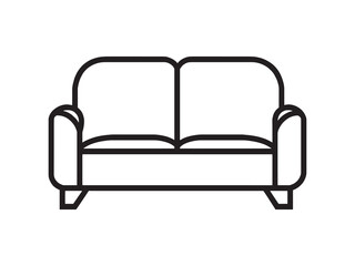 Modern Comfortable Sofa Minimalist Line Art