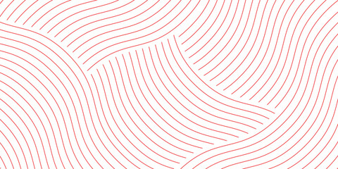 red and white background ainstant noodle, pasta and spaghetti texture with geometric wavy lines. Ramen, pasta vector pattern.