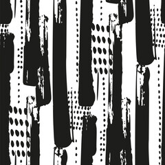 Seamless pattern with a simple abstract drawing. Vector illustration.