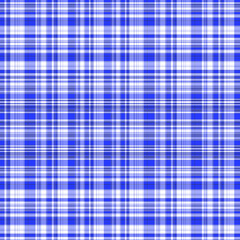 Royal Blue Shirting Plaid Seamless Repeat