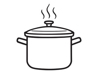 Pressure Cooker Graphic Kitchen Tool Vector