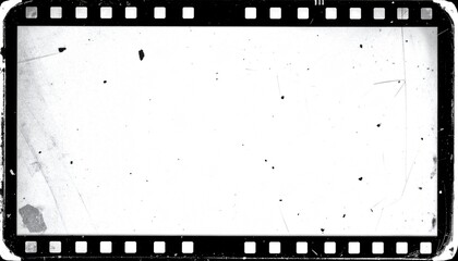 Fototapeta premium Noisy film frame with heavy noise, dust and grain