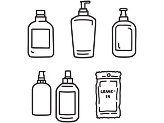 Simple Conditioner Container Outline Design