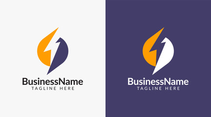 Energy bolt logo design. Letter S power logo design, energy related business	