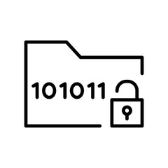 decryption file/folder with transparent background