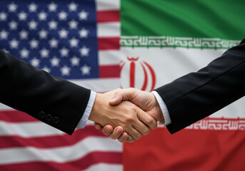handshake with usa and Iran