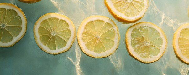 Lemon Slice in Water