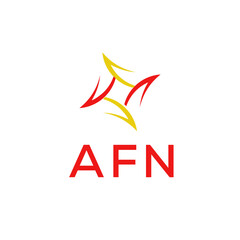 AFN Simple letter logo vector design template.