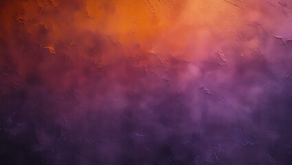 Textured Orange to Purple Gradient Background abstract
