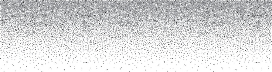 Gray Glitter Luxury Confetti Sparkles, Shiny Gray Particles Scattered on White Background, Premium Vector for Celebration, Festive Event, Party, Holiday or Luxury Design Projects