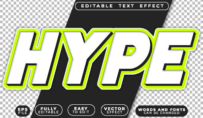  Hype Trend Energy Colorful Street Style Editable Vector Text File