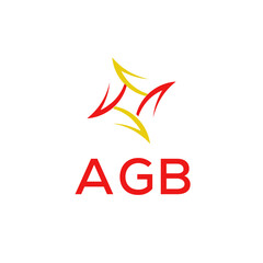 AGB Letter Initial Logo Design Template Vector Illustration