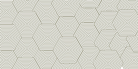 Fototapeta premium Geometric lines seamless pattern. Golden vector texture with thin diagonal stripes, lines, chevron, zigzag. Abstract gold and white graphic background. Luxury linear ornament. Trendy repeat design