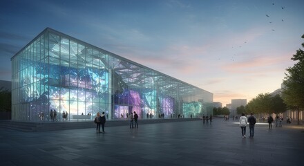 Interactive Light Projection on Building Facade Creates Immersive Public Engagement Through Architectural Installation