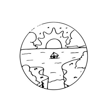 SKETCH OF NATURAL LANDSCAPE