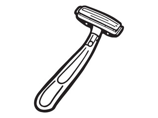 Barber Razor Sharp Edge Vector Art