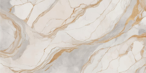 Elegant marble texture with gold veins isolated on white background