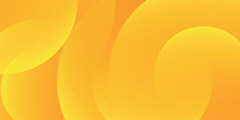 Abstract modern yellow and orange gradient circle. Minimal fluid background for posters,