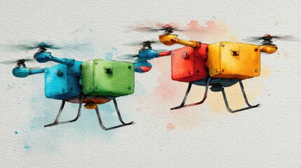Fast shipping innovations autonomous drones transforming urban logistics