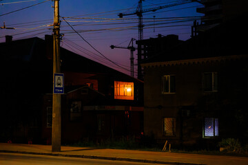night city street