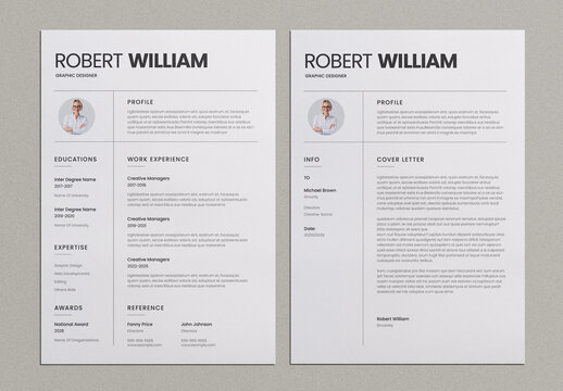 Resume and Cover Letter Layout