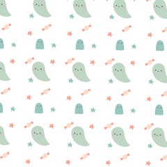Halloween Pattern textile design and Illustrator vector file.  pattern design for decorating, wallpaper, wrapping paper, fabric, backdrop and etc.