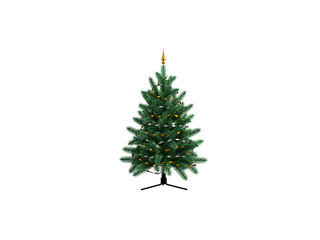 christmas tree isolated on white