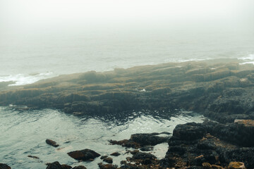 Rocky coastline of Acadia National Park
