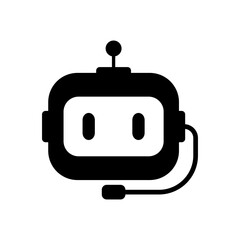 chatbot icon, technology vector icon, with transparent background