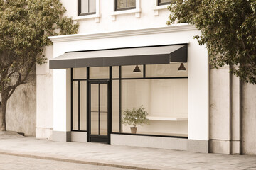 luxury storefront boutique	