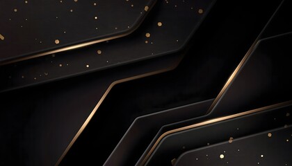 Seamless looping background with elegant gold hexagon pattern, subtle metallic reflections